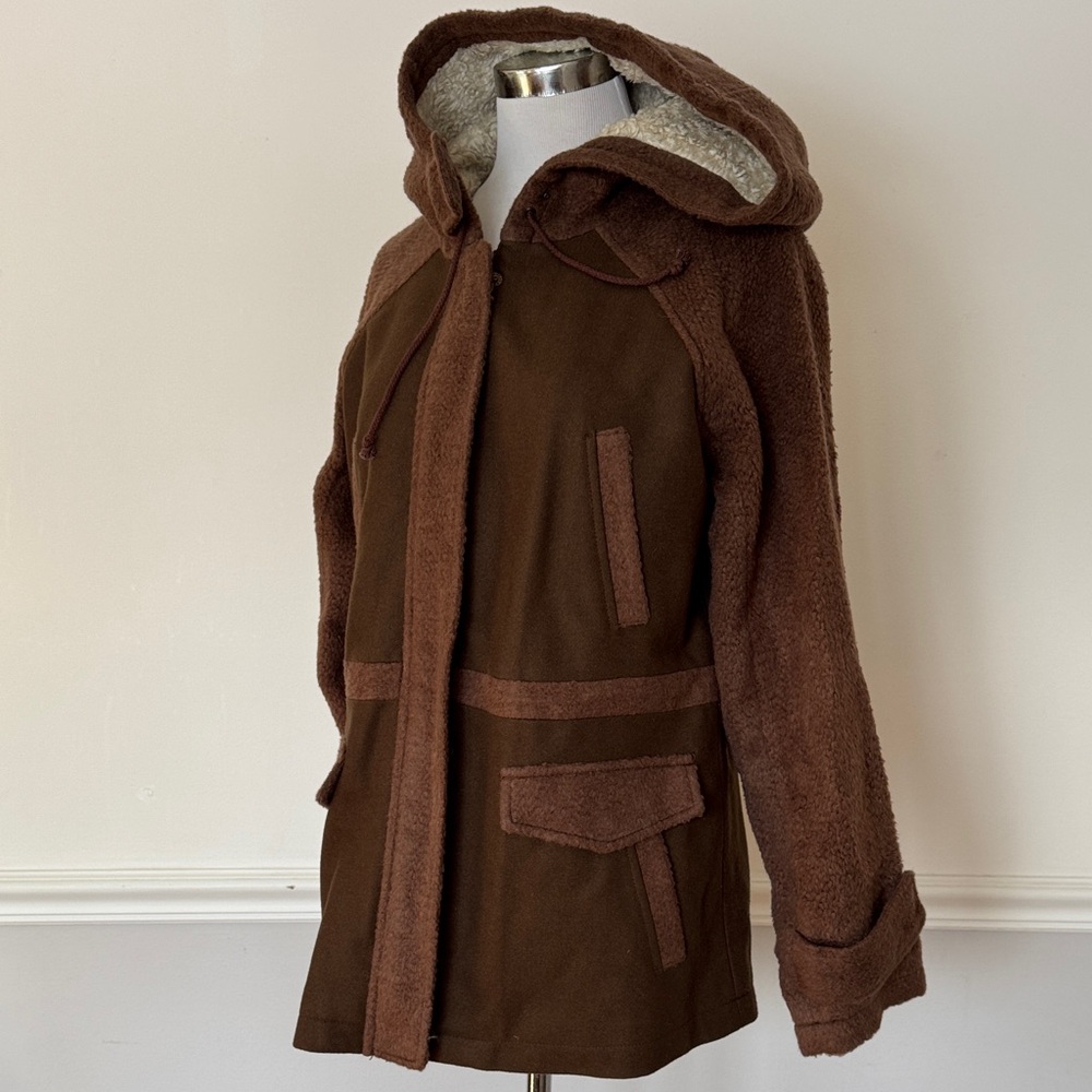 Wearmaster for J. Crew Hooded Wool Parka M Sample New Frozen Mocha